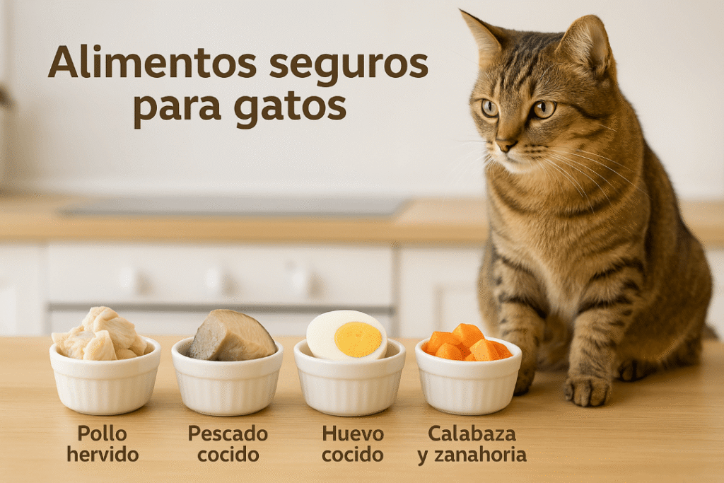 Alternativas seguras y saludables a los alimentos prohibidos para gatos