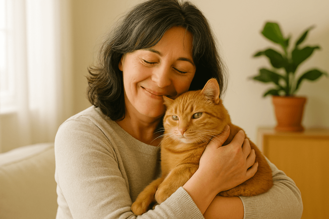 El impacto positivo de las mascotas en la salud mental humana demostrado en el vínculo entre persona y animal