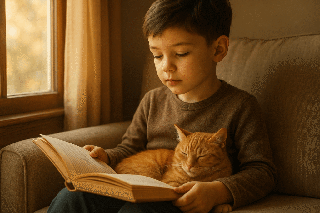El impacto positivo de adoptar un gato en el desarrollo emocional y bienestar de los niños