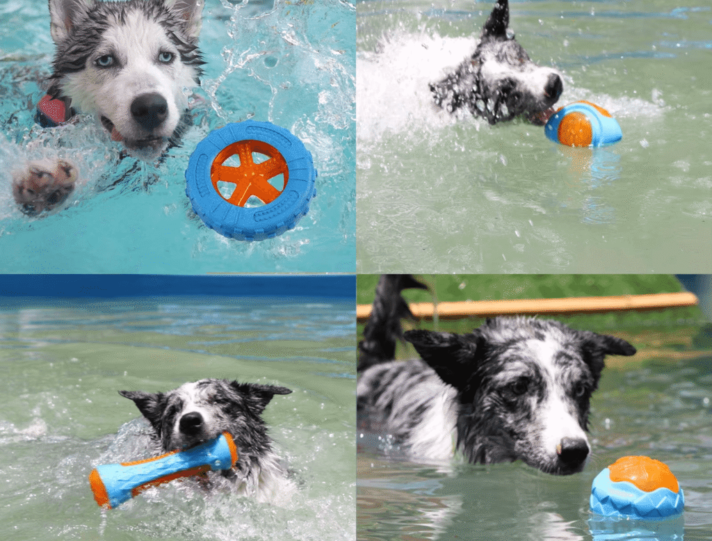 Juguetes de goma para perros grandes para limpieza de dientes