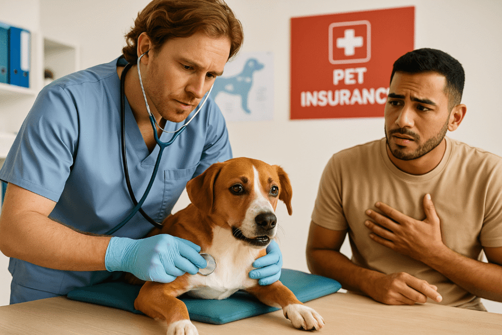 Atención veterinaria de emergencia cubierta por seguro para perros en RD