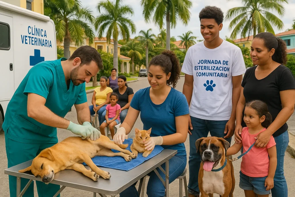 Jornada de esterilización gratuita de la estrategia comunitaria en República Dominicana