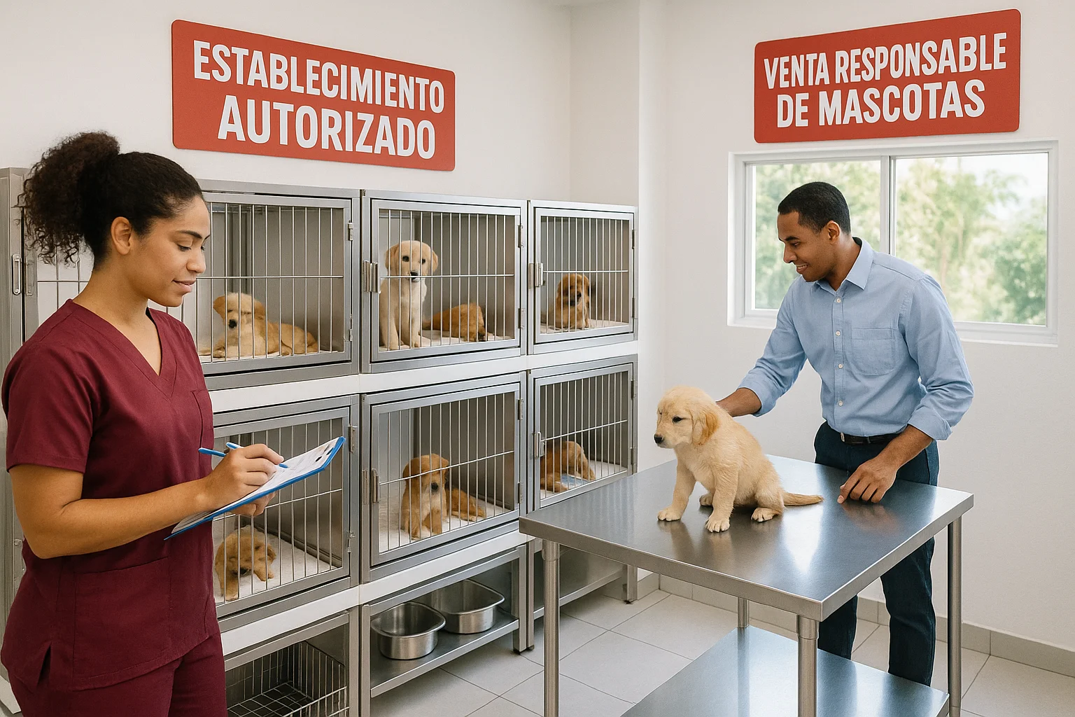 Establecimiento legal para venta de cachorros en República Dominicana