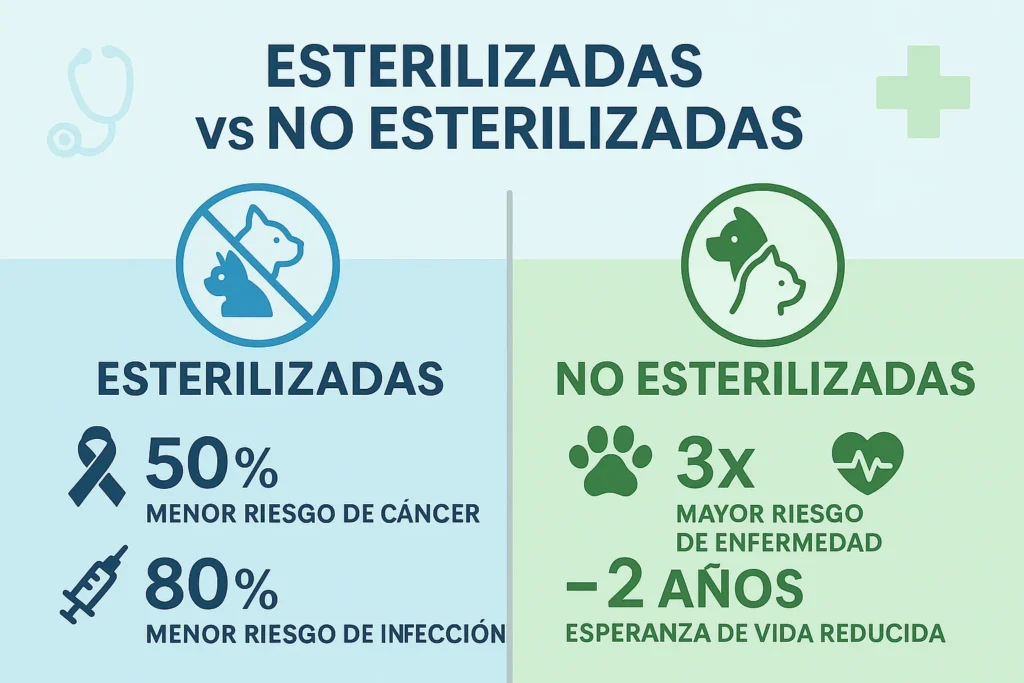 Beneficios de salud y razones para esterilizar - estadísticas de prevención de cáncer en mascotas