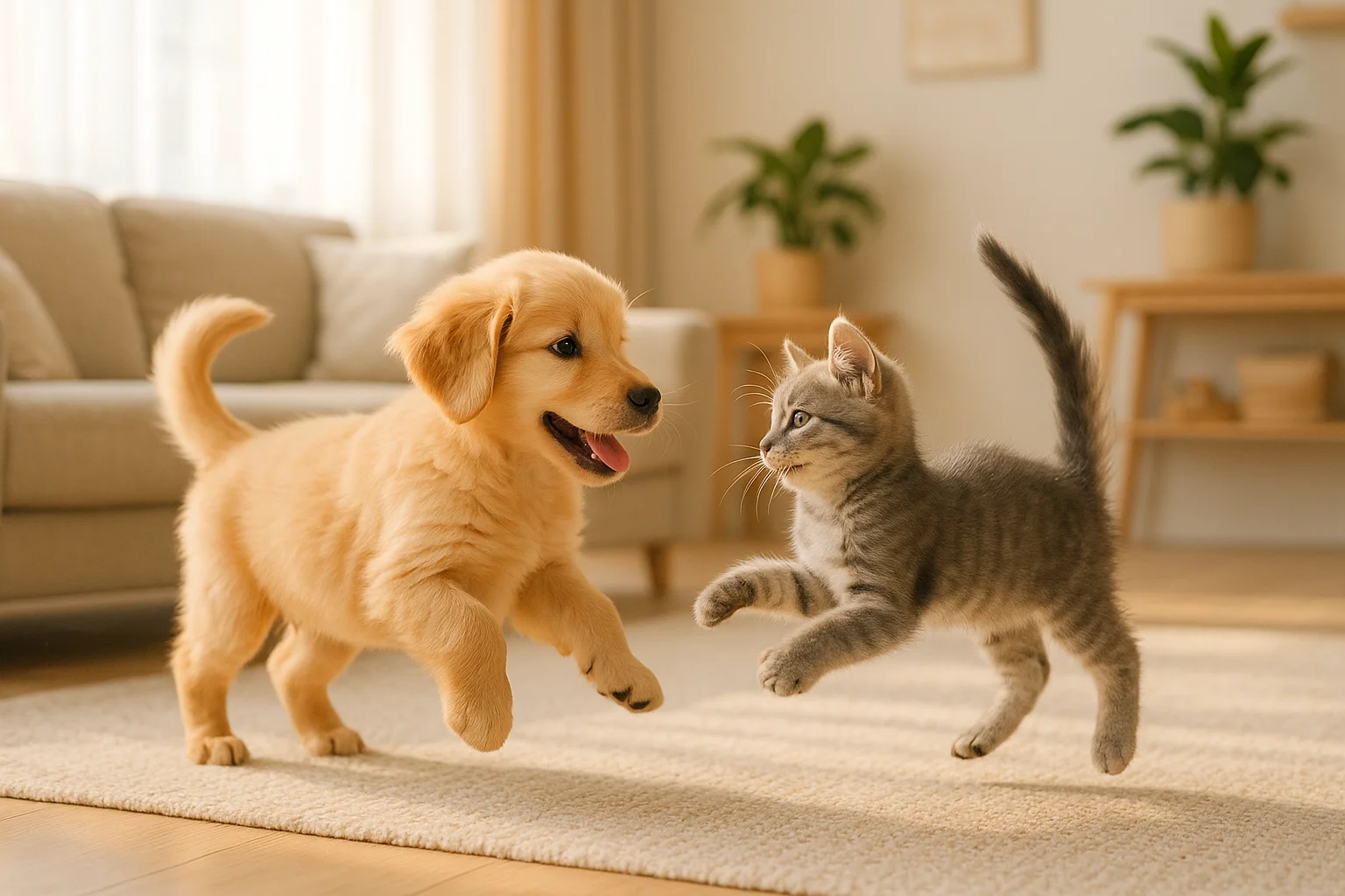 nombres populares para mascotas - nuevos integrantes felices de la familia.