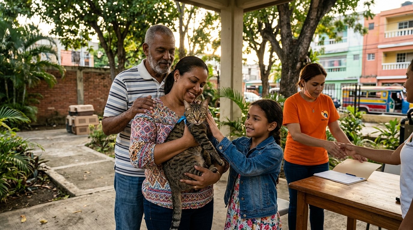 como adoptar un gato en santo domingo