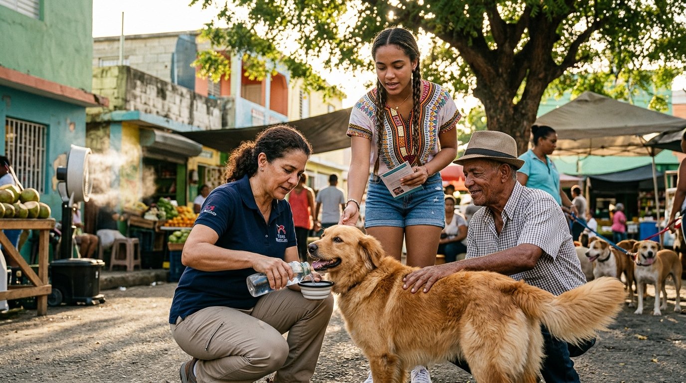 como proteger a mi perro del calor en santo domingo