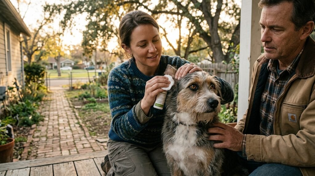 como limpiar las orejas de mi perro correctamente