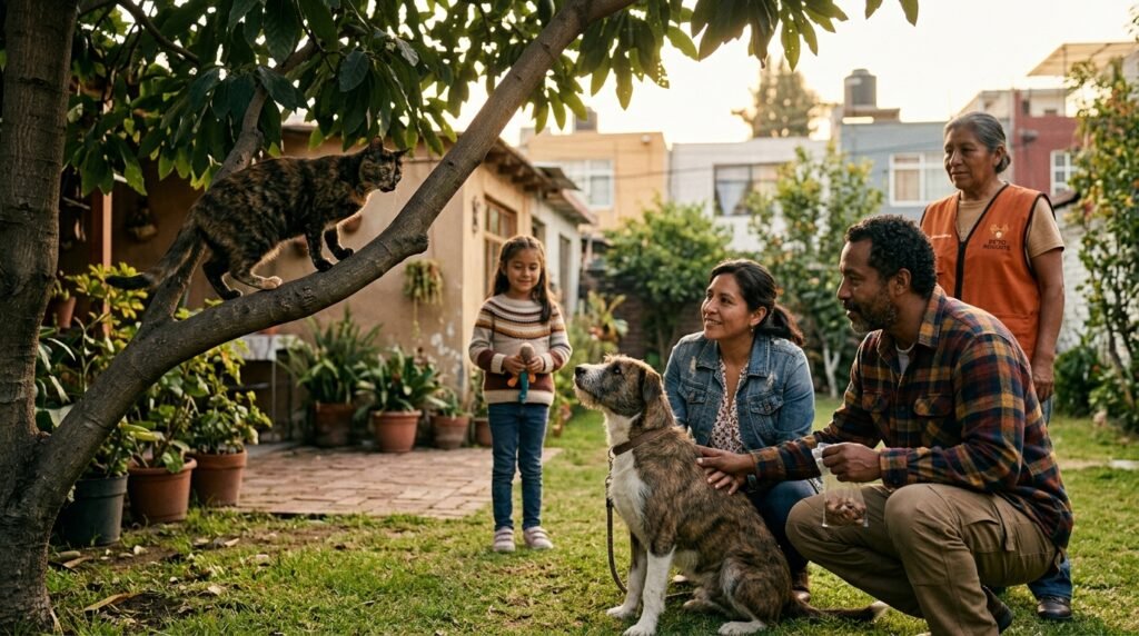 como presentar un perro a un gato adulto