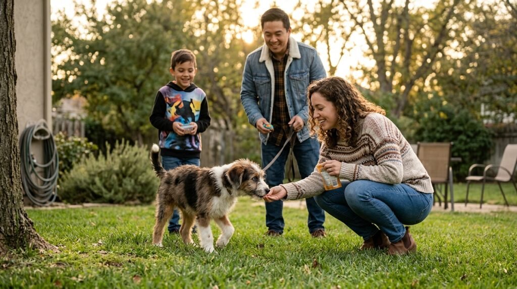 como educar a un cachorro para ir al baño en el pasto